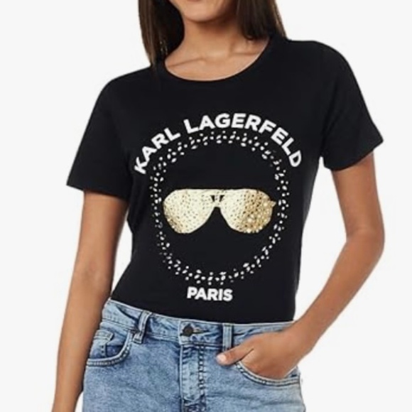KARL LAGERFELD PARIS Sunglass Tops SZ M - Picture 1 of 9